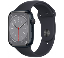 Часы Apple Watch Series 8 GPS 41мм корпус из алюминия темная ночь + ремешок Черный