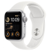 Часы Apple Watch SE GPS 40мм корпус из алюминия серебро + ремешок Белый (2023)